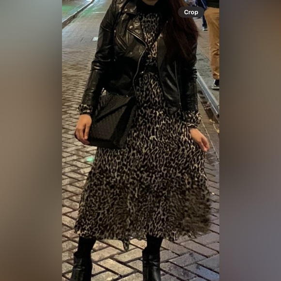 Banana Republic Mobwife cheetah print dress M - Picture 3 of 8